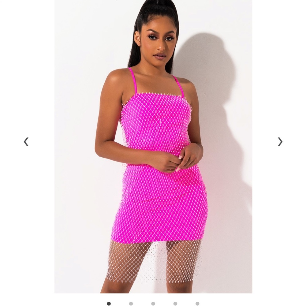 Neon rhinestone dress from Akira